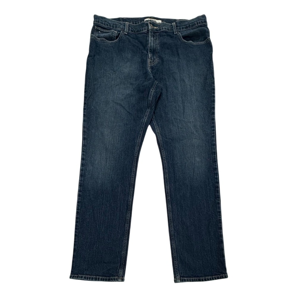 Tommy Hilfiger Denim Mens Slim Fit Dark Wash Blue Jeans 38x32 M152